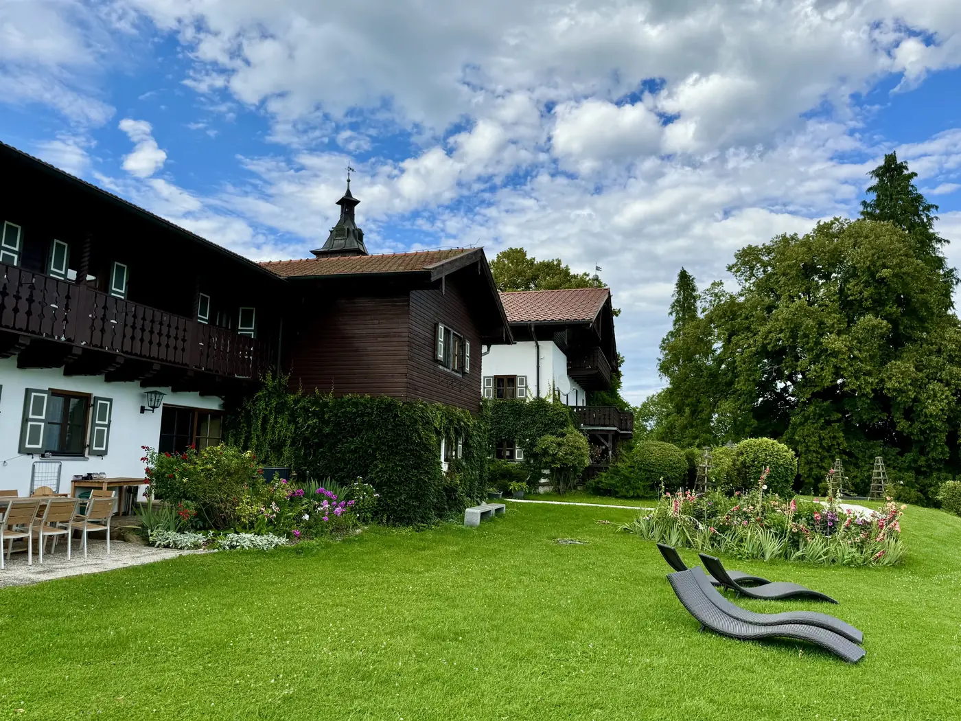 Gartenterrasse am Gutshaus